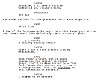 Illustration for article titled First Impressions Of The Kane & Lynch Movie Script
